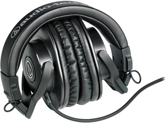 Audio-Technica Ath-M30X Wired Over Ear Headphones Without Mic (Black)