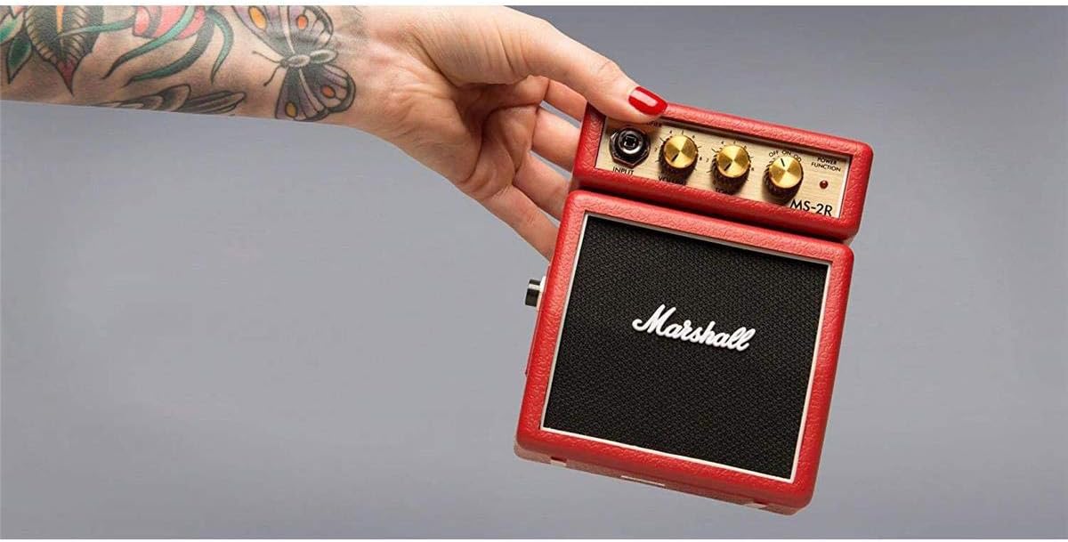 Marshall Amplification MS-2R Red Micro Guitar Amp