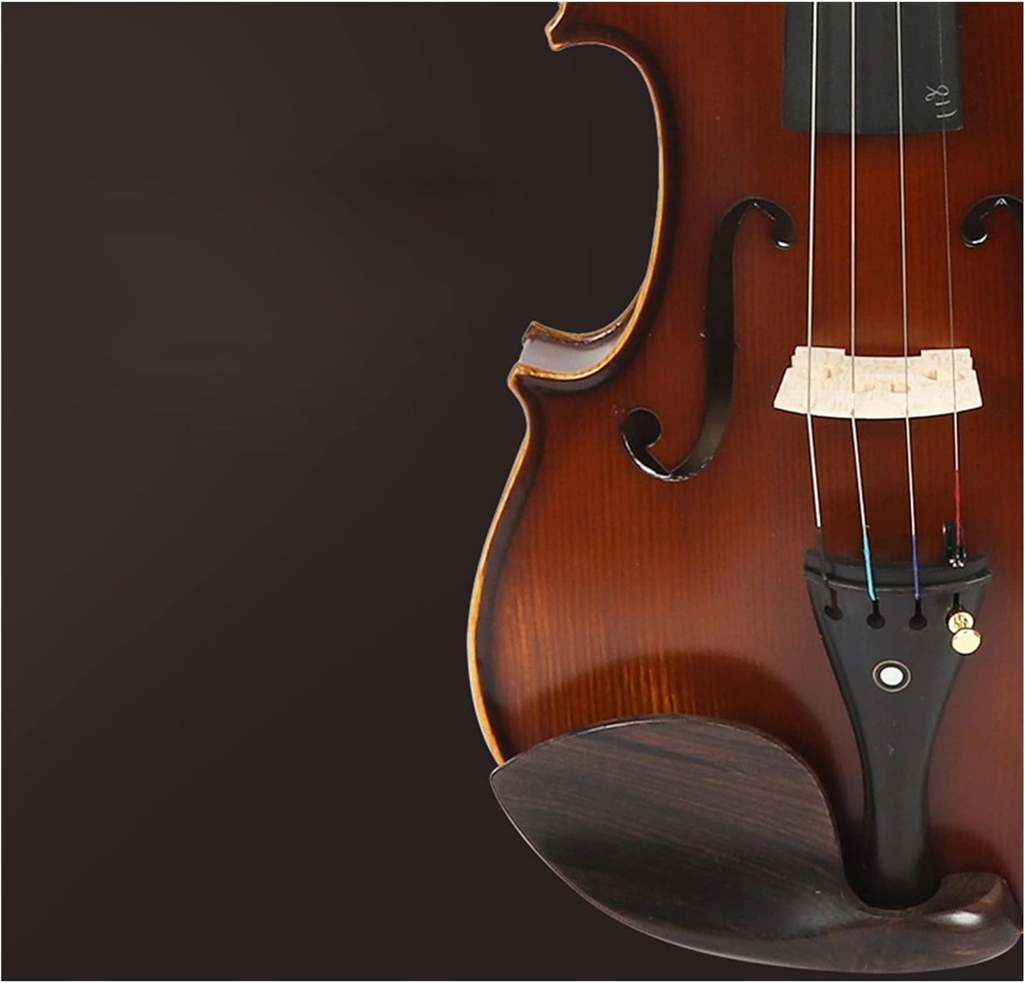 FirstOctave Intermediate Model Violin Dark Brown Glossy