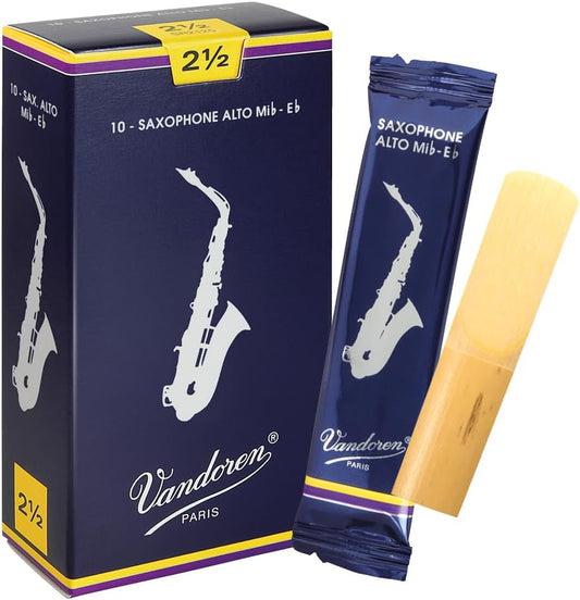 Vandoren Alto Sax Traditional Reeds Strength 2.5