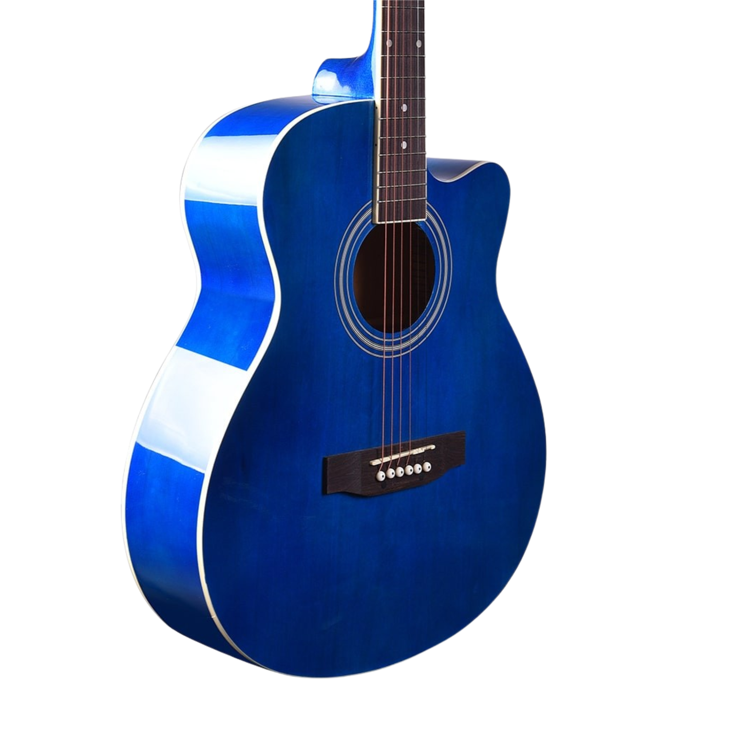 Kadence Frontier Series Blue Matt Acoustic Guitar