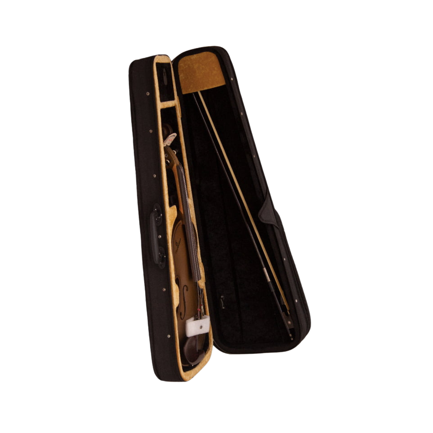 FirstOctave Special Maple Dotted Model Violin Dark Chocolate Matt
