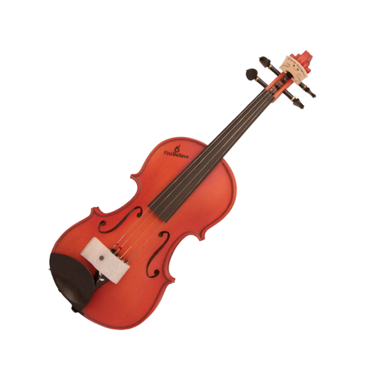 FirstOctave Maple Striped Model Violin Red Matt