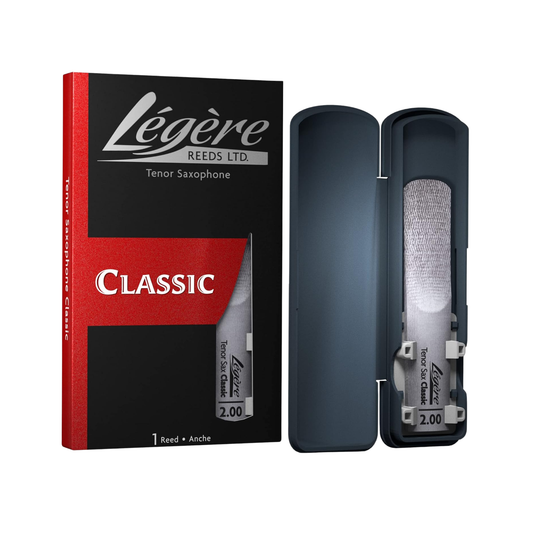 Legere Bb Tenor Saxophone Reed, 2.0, Transparent (TSS2.0)