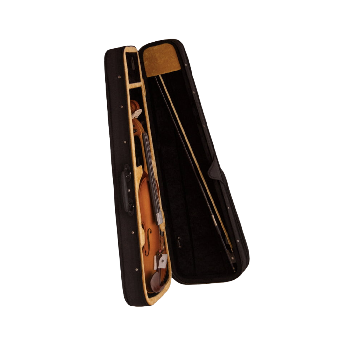 FirstOctave Special Maple Striped Model Violin Light Brown Matt