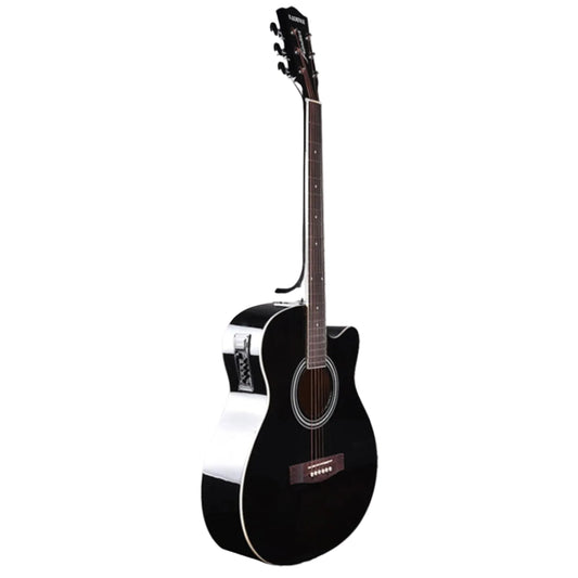 Kadence Frontier Black, Semi-Acoustic 40″ EQ Guitar