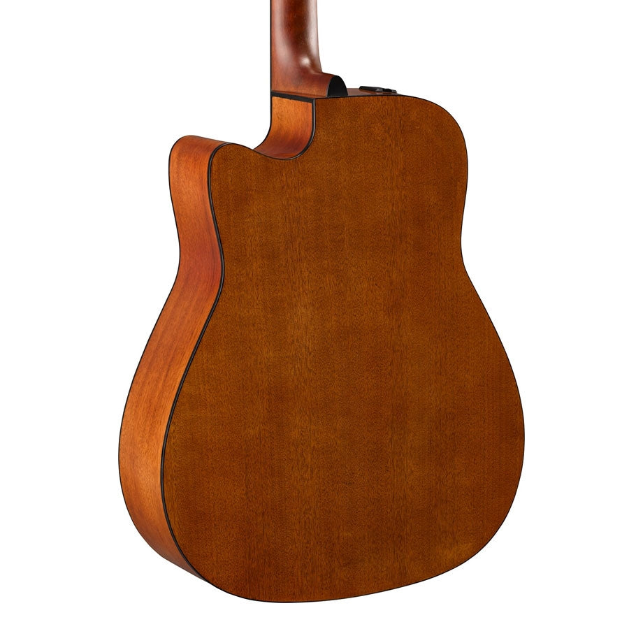 Yamaha FGX800C Solid Top Cutaway Acoustic-Electric Guitar, Dreadnough, Sand Burst