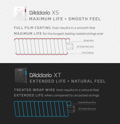 D'Addario XSAPB1152 Phosphor Bronze Acoustic Guitar Strings