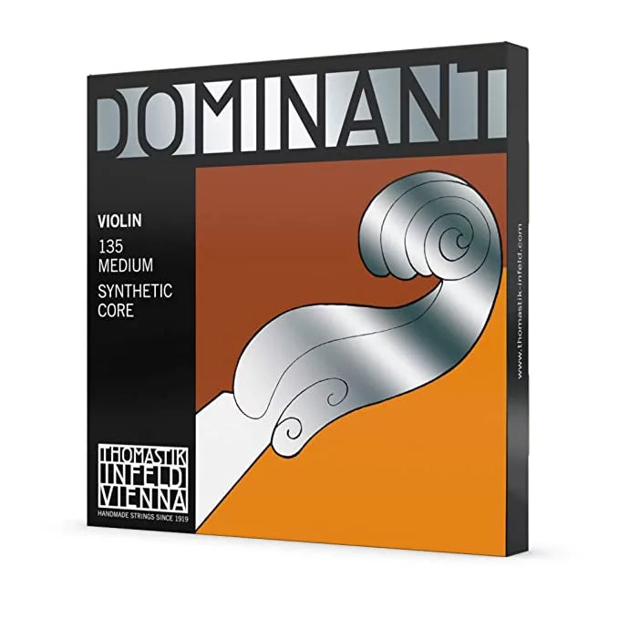 Thomastik-Infeld 135 Dominant Violin Strings, Complete Set, 135, 44 Size, with Aluminum Wound Ball End E String