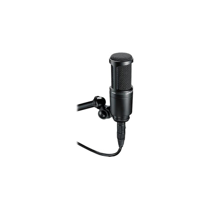 Audio-Technica AT2020 Cardioid Condenser Studio Microphone Bundle with Pop Filter