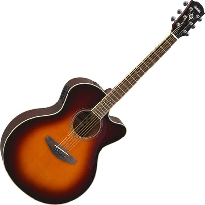 Yamaha CPX600 OVS Acoustic-Electric Guitar, Old Violin Sunburst