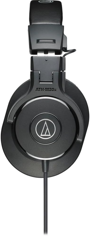 Audio-Technica Ath-M30X Wired Over Ear Headphones Without Mic (Black)