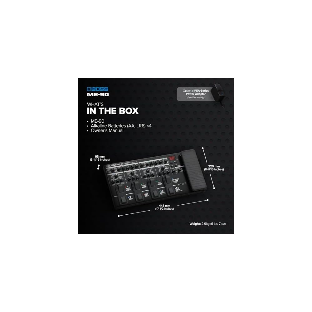 Boss ME-90 Multi-Effects All-In-One Guitar Processor