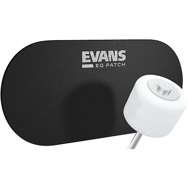 Evans EQ Double Pedal Patch, Black Nylon, D'Addario
