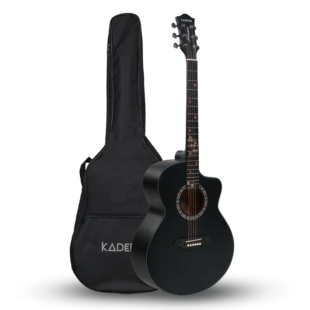 Kadence FR77 40" Acoustic Guitar Black