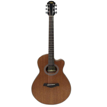 Aria FET M2 Meranti Thin-Body Cutaway Acoustic Guitar- Fingerboard: Ironwood