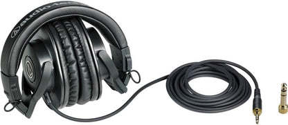 Audio-Technica Ath-M30X Wired Over Ear Headphones Without Mic (Black)