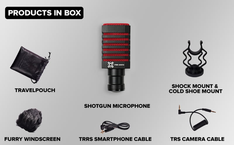 Xtreme Acoustics by Kadence KAD-SGM-02 Camera Microphone