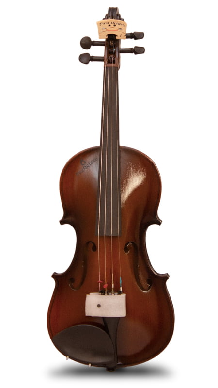 FirstOctave Intermediate Model Violin Dark Brown Glossy