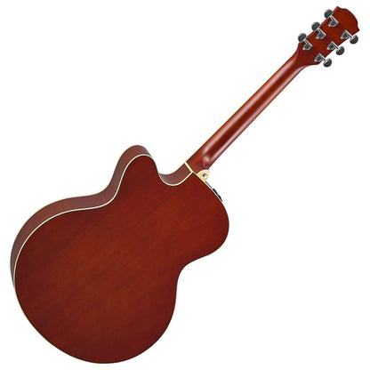 Yamaha CPX600 Medium Jumbo Root Beer Acoustic-Electric Guitar with Bag
