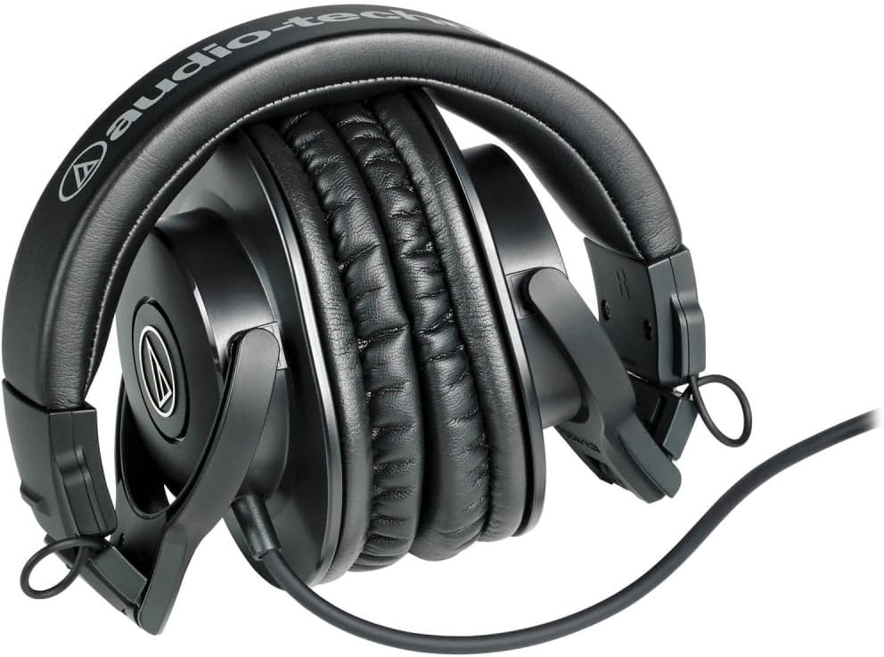 Audio-Technica Ath-M30X Wired Over Ear Headphones Without Mic (Black)