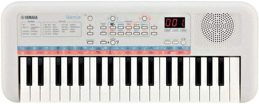 Yamaha Remie PSS-E30 37-Key Portable Mini Keyboard, White With E-Book -VARIABLE