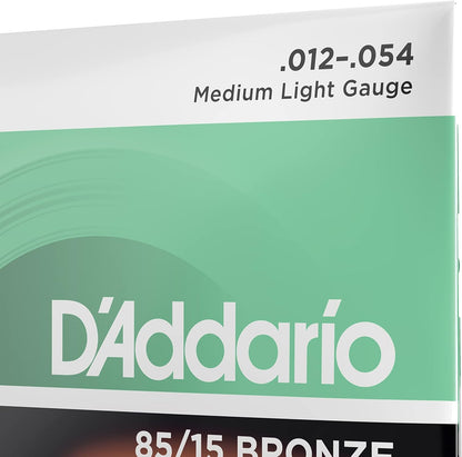 D'Addario EZ920 Bronze Medium Light Acoustic Guitar Strings