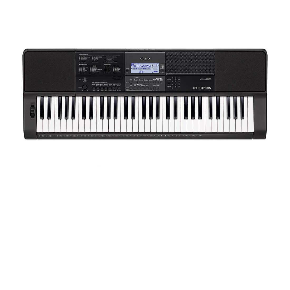 Casio CT-X870IN 61-Key Portable Keyboard (Black)