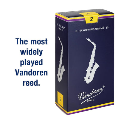 Vandoren Alto Sax Traditional Reeds Strength 2