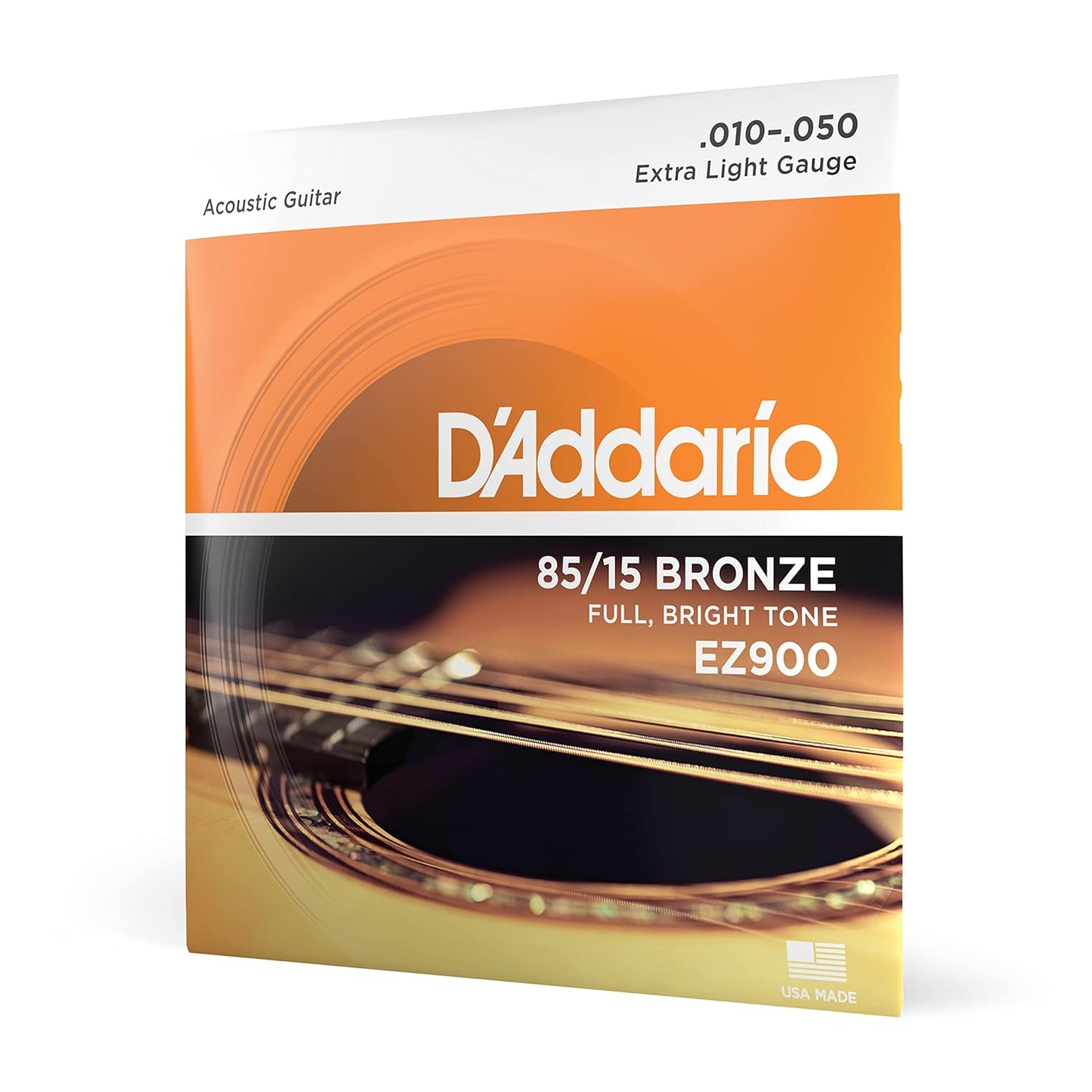 Daddario Acoustic Guitar String EZ900 Bronze Great American Extra Light gauge