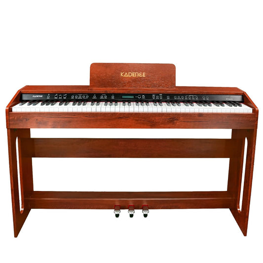 Kadence GEN25 Series | 88 Progressive Heavy Hammer Action Keys Portable Black Wooden Digital Piano. (DP02)