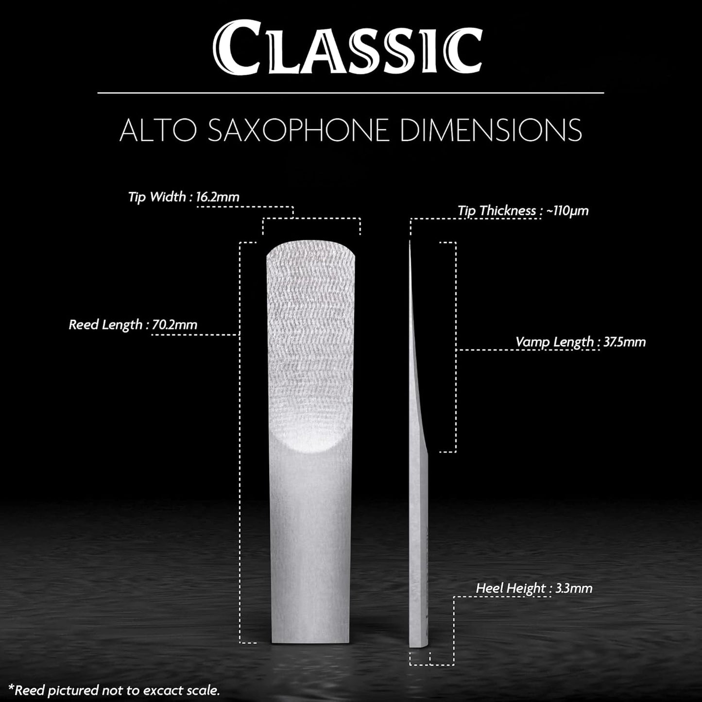 Legere AS2.5 Eb Alto Saxophone Standard Cut No. 2.5 Reed
