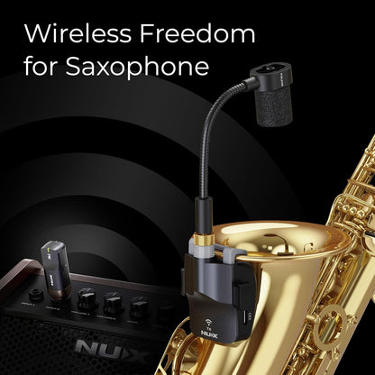 Nux B-6 2.4GHz Wireless System for Saxophone