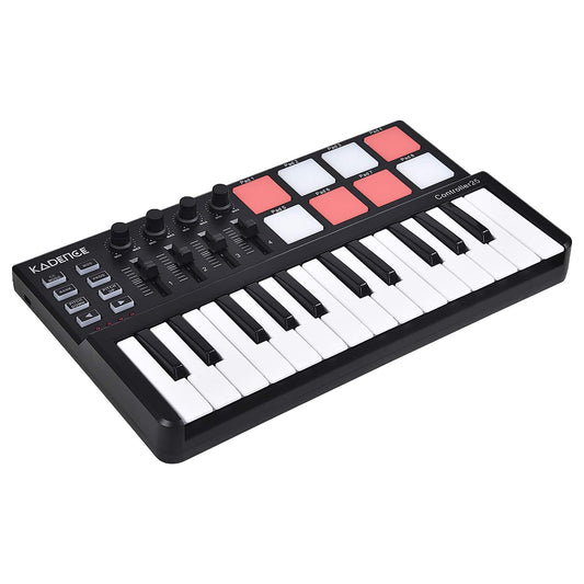 Kadence Controller 25 Compact Midi Keyboard and Pad MIDI Controller(KAD-MID-KC-X2M)