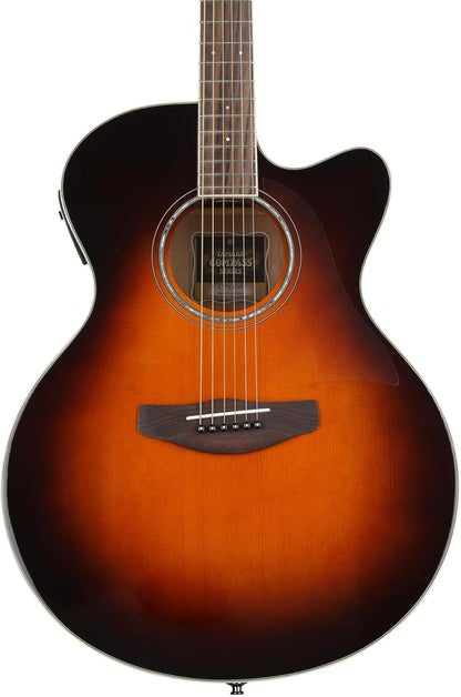 Yamaha CPX600 OVS Acoustic-Electric Guitar, Old Violin Sunburst