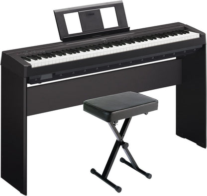 Yamaha P45B Digital Piano with L85 stand (sitting bench not included) Sold By ChennaiMusicals