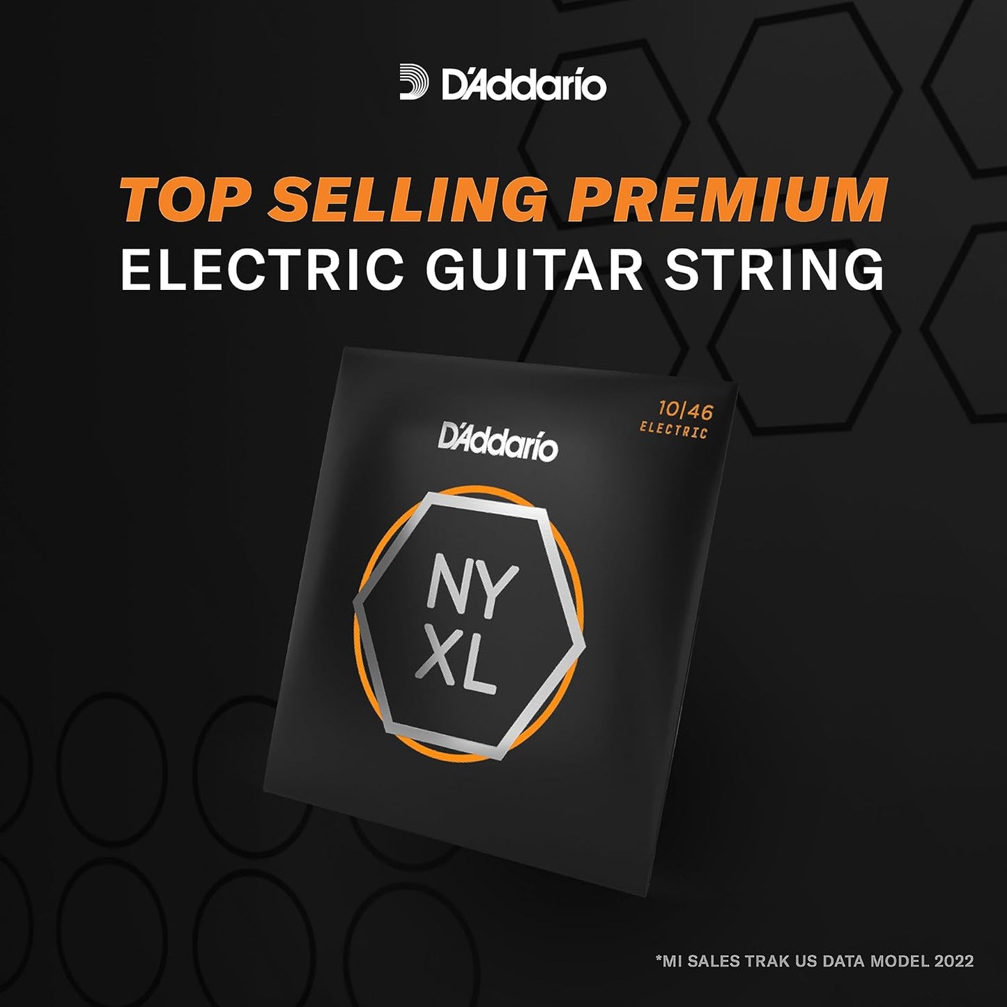 D'Addario NYXL0942 Nickel Wound Electric Guitar Strings 9-42