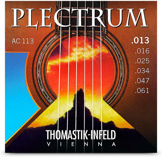 Thomastik-Infeld AC113 Acoustic Guitar Strings: Plectrum Series 6 String Set E, B, G, D, A, E