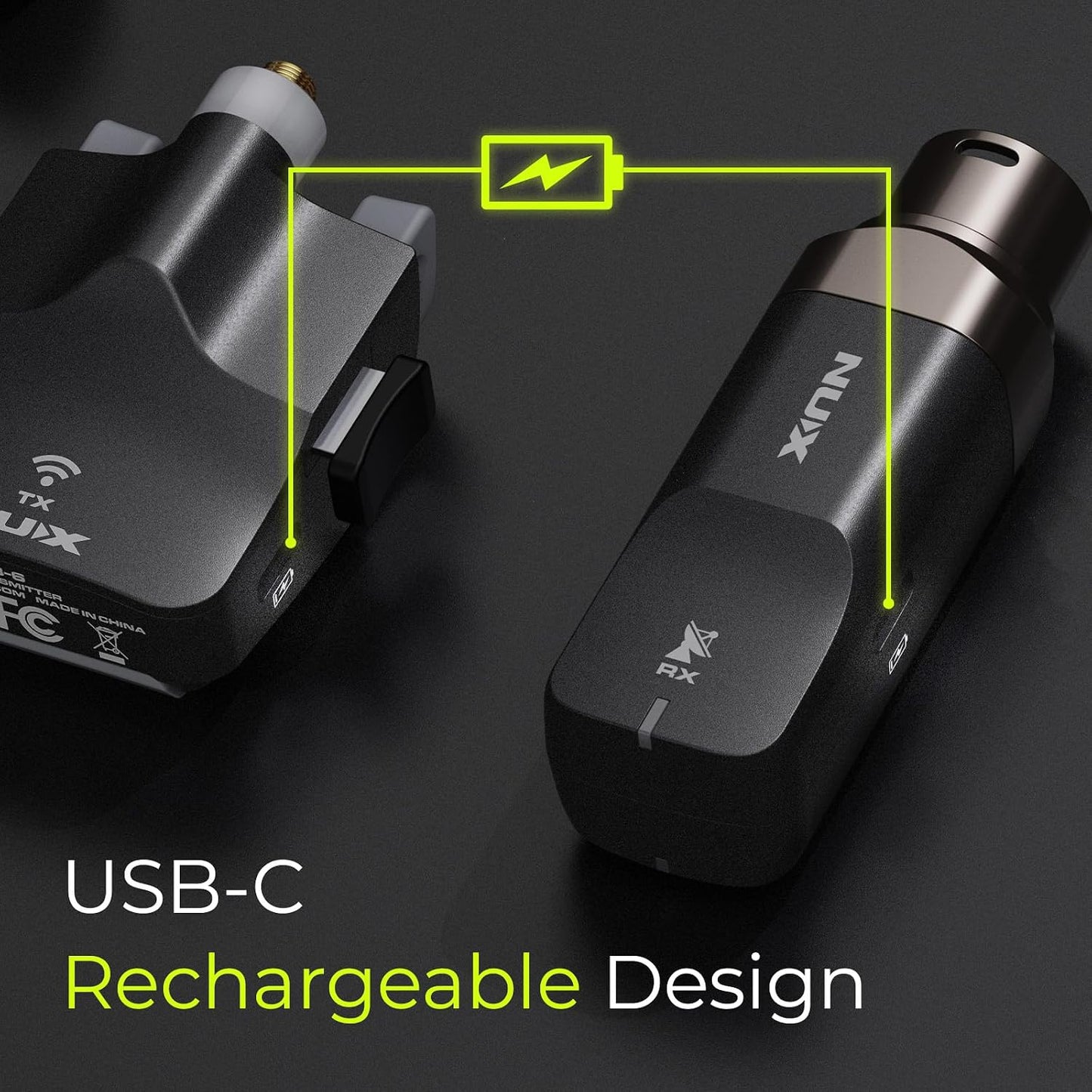 Nux B-6 2.4GHz Wireless System for Saxophone