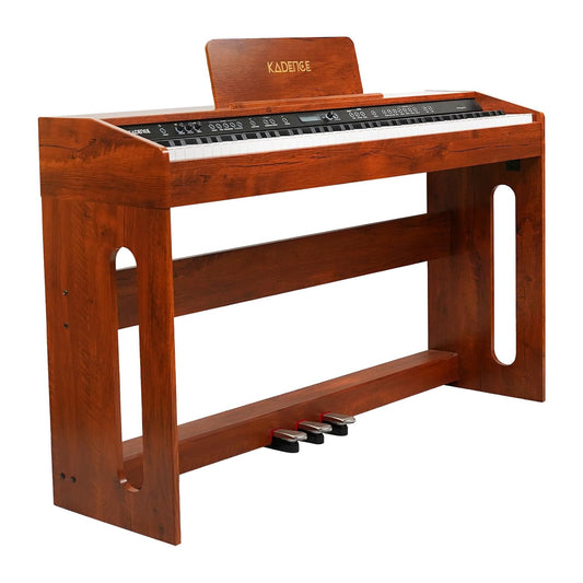 Kadence GEN25 Series | 88 Progressive Heavy Hammer Action Keys Portable Black Wooden Digital Piano. (DP02)