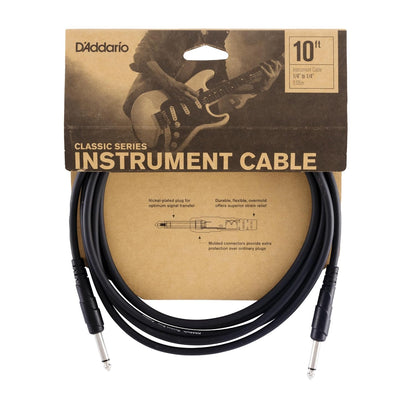 D'Addario Planet Waves 10' Instrument Cable Classic