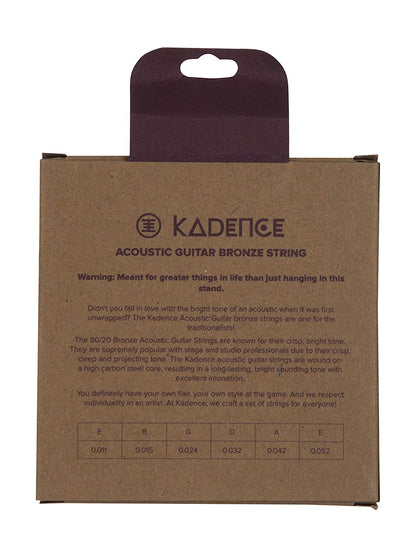 Kadence Bronze Acoustic Guitar String Set