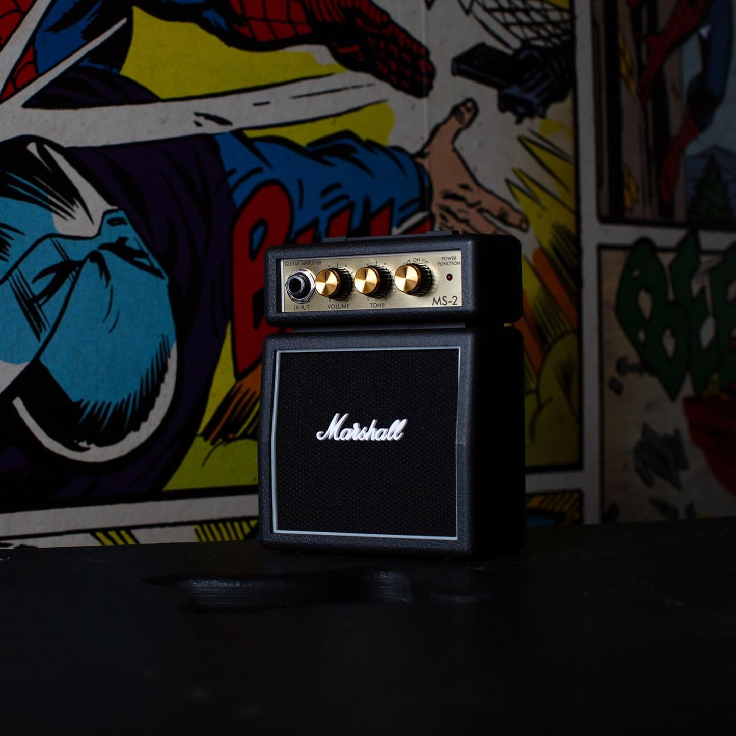Marshall MS-2C Micro Guitar Amplifier, Black