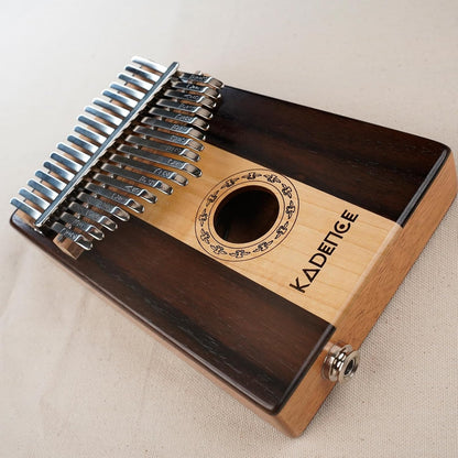 Kadence Kalimba 17 Keys Thumb Piano Easy to Learn Portable Musical Instrument with Tuning Hammer. (Marimba, Wood Finger Piano, kalimba)