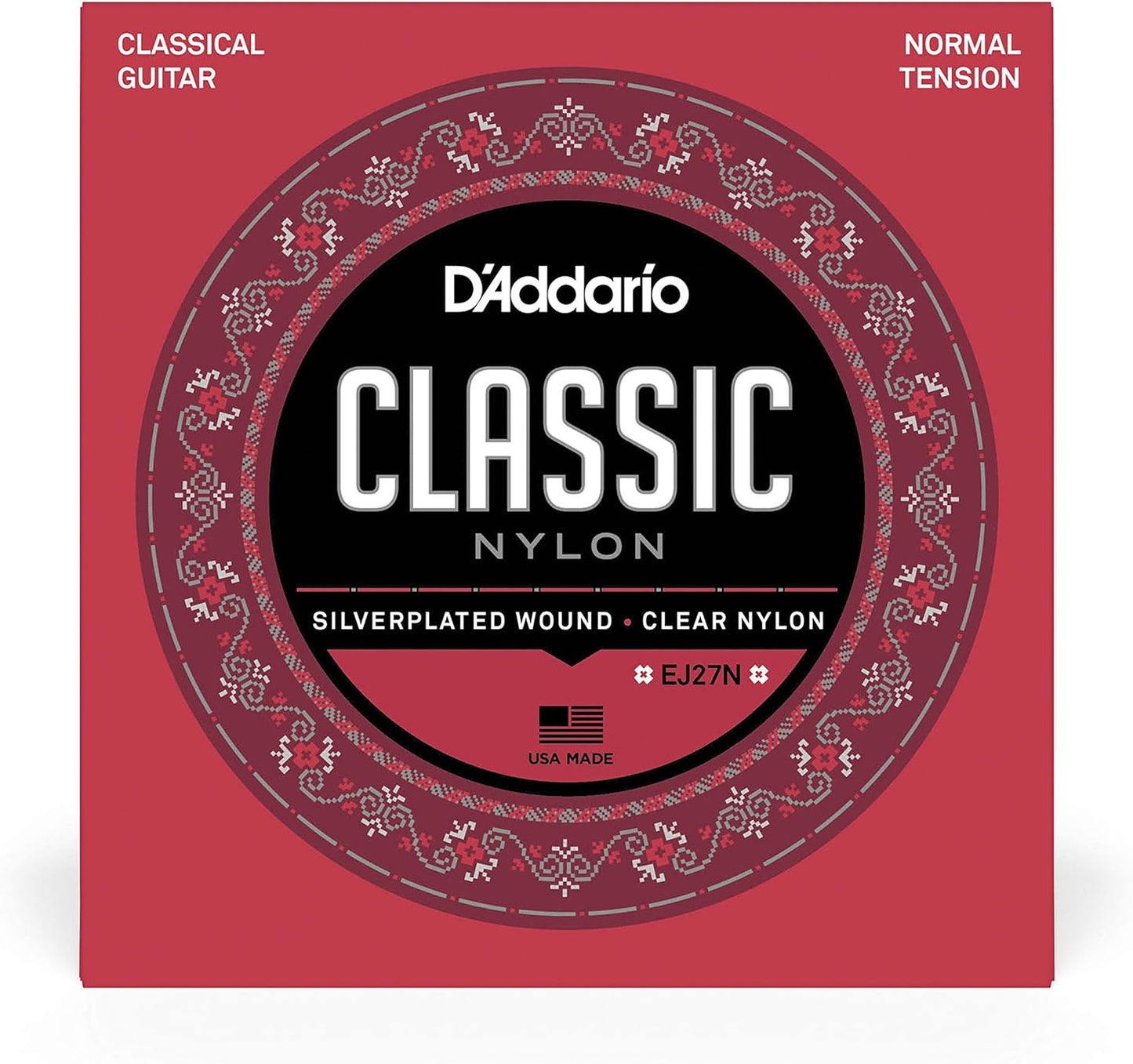 D'Addario EJ27N Nylon Classical Normal Tension Guitar Strings