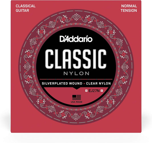 D'Addario EJ27N Nylon Classical Normal Tension Guitar Strings