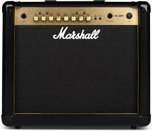 Marshall MG4 Carbon Series MG30GFX 30 Watt Guitar Combo Amplifier 1x10 Combo with 4 Programmable Channels, Effects, MP3 Input