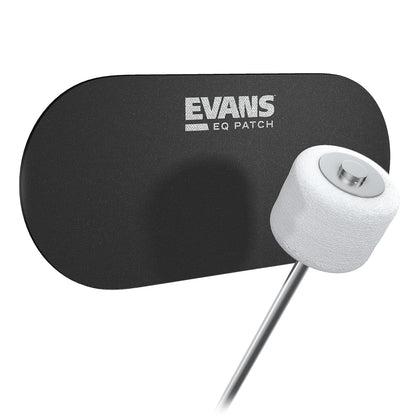 Evans EQ Double Pedal Patch, Black Nylon, D'Addario