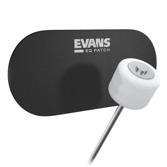 Evans EQ Double Pedal Patch, Black Nylon, D'Addario