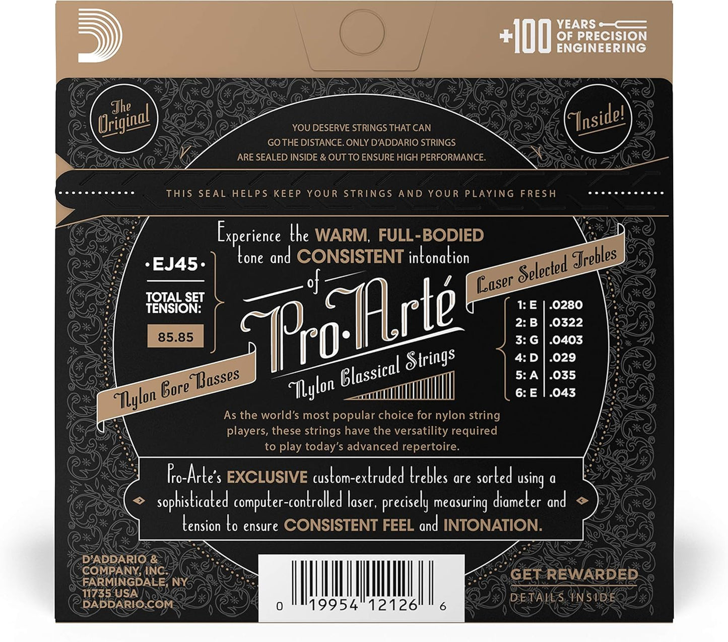 D'Addario EJ45 Classical String Set